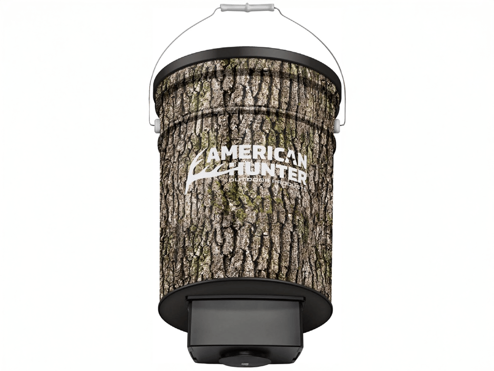 Lightweight Camo Metal Feeder with Automatic Delivery & Photocell E-Kit